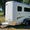 Get on the road in this lightweight yet rugged 2 Horse Straight Load...SUV friendly, this aluminum beauty has the features you'll love without breaking the bank! Only