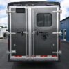 Private Treaty- Gently Used 2023 Charcoal Grey Bison Silverado LQ 3-Horse Slant Load